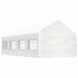 Gazebo with Roof White 8.92x4.08x3.22 m Polyethylene 3155488