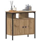 Bathroom Sink Cabinet Artisan Oak 60x30x60 cm Engineered Wood 862233