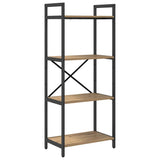 Bookshelf Artisan Oak 56 x 34 x 133.5 cm Engineered Wood 883873