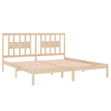 3104083 Bed Frame without Mattress Solid Wood 200x200 cm