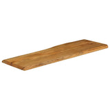 Table Top 140x40x2.5 cm Live Edge Solid Wood Mango 370759