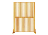 Privacy Screen Brown 79.5 x 50 x 150 cm Solid Acacia Wood 4108063
