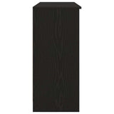 Sideboard with Drawer Black Oak 101x35x76 cm Engineered Wood 861563