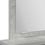 ZNTS Dressing Table with Drawers, Concrete Grey, 50x41x140 cm 865130