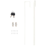 Mirror Jewellery Cabinet Wall Mounted 37.5x10x106 cm 353228