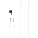 Mirror Jewellery Cabinet Wall Mounted Black 30x8.5x67 cm 353209