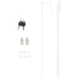 Mirror Jewellery Cabinet Wall Mounted Black 30x8.5x67 cm 353209