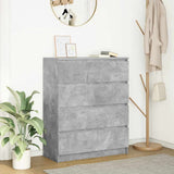 Sideboard Concrete Grey 80x35x99 cm Engineered Wood 3328483