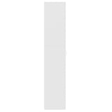 Shoe Cabinet White 80x35.5x180 cm Engineered Wood 800288