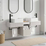 Bathroom Cabinet Set 3 pcs White 53 x 35 x 39 cm 3405607