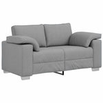 Sofa Set with Cushion 3 pcs Grey 219 x 77 x 82 cm Fabric 3324658