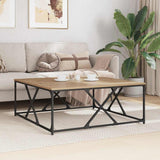 Coffee Table Artisan Oak 100 x 100 x 40 cm Engineered Wood 882770