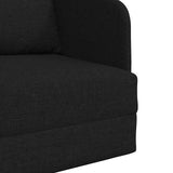 Sofa Bed Black 65 x 80 x 83 cm Fabric 4106639