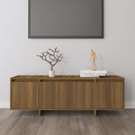 TV Cabinet Brown Oak 120x30x40.5 cm Engineered Wood 813052