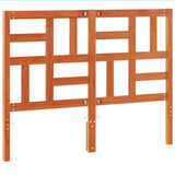 Headboard Wax Brown 150 cm Solid Wood Pine 844262