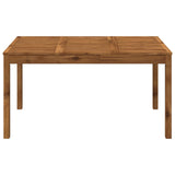 Garden Dinner Table Natural 147 x 88.5 x 75 cm 901252