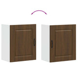 Kitchen Wall Cabinets 2 pcs Kalmar Brown Oak Engineered Wood 853572