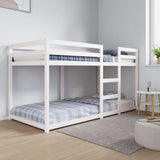 Bunk Bed without Mattress White 90x200 cm Solid Wood Pine 3206505