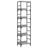 Bookshelf Grey Sonoma 50x33x188.5 cm Engineered Wood 835282