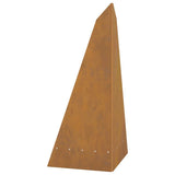 Fire Pit Brown 58 x 40 x 100 cm Weathering Steel 858917