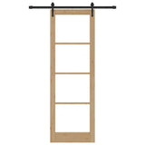 Sliding Door Manual ORKDAL Brown 78 x 232 cm Wood and metal 3332443