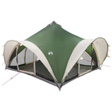 Tipi Tent with Roof Green 18-Person Polyester and Steel 42028619