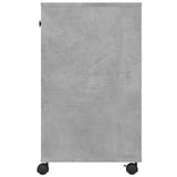 Printer Stand with Wheels Concrete Grey 60x40x68.5 cm 840642