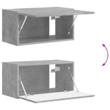 TV Cabinet Set Wall-mounted 4 pcs Concrete Grey Engineered Wood 3409045