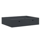 Wash Basin 60x38x11 cm Mineral Cast/Marble Cast Anthracite 155985