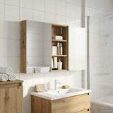 Bathroom Cabinet Set 3 pcs 110 x 10.5 x 60.5 cm Engineered wood 3403719