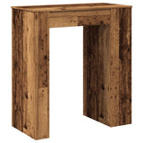 Bar Table with Racks Old Wood 95x47x103.5 cm Engineered Wood 854389