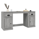 Desk with Cabinet Grey Sonoma Engineered Wood 3185333