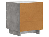 Bedside Cabinet Concrete Grey 43 x 41 x 66.5 cm Engineered Wood 893868