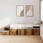 Storage Bed Frame Old wood 244 x 127 x 53.5 cm Engineered wood 3335563