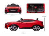 Audi E-tron Licensed 12V Kids' Electric Ride on, Electric Car for Kids, with Parental Remote, Music T3398P348296