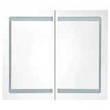 LED Bathroom Mirror Cabinet 80x12.2x68 cm 325545