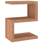 ZNTS Side Table 45x30x60 cm Solid Wood Teak 340749