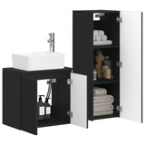Bathroom Furniture Set 2 pcs Black 33 x 34.5 x 100 cm 3406124