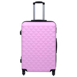 ZNTS Hardcase Trolley Set 2 pcs Pink ABS 92429