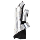 Medieval Knight Gauntlets Replica LARP Silver Steel 286207
