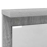 Wall-Mounted Coat Rack with Shelf Grey sonoma 84 x 10 x 80 cm 874496
