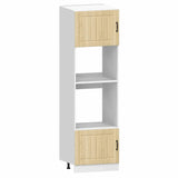 7 Piece Kitchen Cabinet Set Lucca Sonoma Oak Engineered Wood 3314744