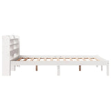 Bed Frame without Mattress White 120x190 cm Small Double Solid Wood Pine 3306530