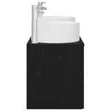 Bathroom Furniture Set 3 pcs Black 49.5 x 44.5 x 65.5 cm 3405956