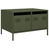 TV Cabinet Olive Green 68x50x43.5 cm Cold-rolled Steel 851242