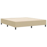 Platform Bed Frame Grey Green 180 x 200 cm Fabric 3337426