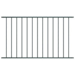 ZNTS Fence Panel Powder-coated Steel 1.7x1 m Anthracite 145222