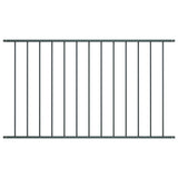 ZNTS Fence Panel Powder-coated Steel 1.7x1 m Anthracite 145222