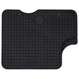 Car Mat 4 pcs Black suitable for DACIA DUSTER 2010-2017 Rubber 42029107
