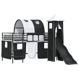 Kids'Loft Bed Frame Black 80 x 200 cm Metal 42020872